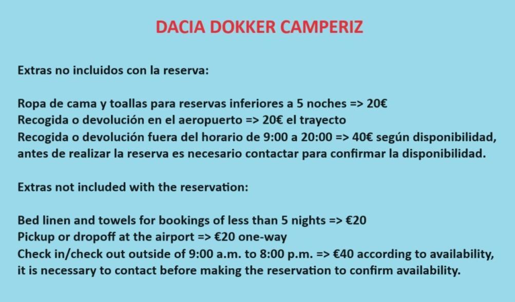 Отель Dacia Dokker Camperiz Пальма-де-Майорка Экстерьер фото